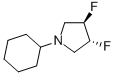 (3R,4r)-1-cyclohexyl-3,4-difluoropyrrolidineStructure,209625-81-0Structure (3R,4r)-1-cyclohexyl-3,4-difluoropyrrolidine Structure,209625-81-0Structure