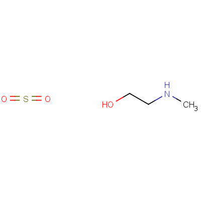 2-(Methylamino)ethanol, compound with sulphur dioxideStructure,21049-70-7Structure 2-(Methylamino)ethanol, compound with sulphur dioxide Structure,21049-70-7Structure