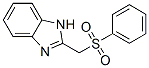 2-Benzenesulfonylmethyl-1H-benzoimidazoleStructure,21094-70-2Structure 2-Benzenesulfonylmethyl-1H-benzoimidazole Structure,21094-70-2Structure