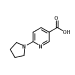 6-(1-Pyrrolidinyl)nicotinic acidStructure,210963-95-4Structure 6-(1-Pyrrolidinyl)nicotinic acid Structure,210963-95-4Structure