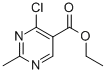 5-Pyrimidinecarboxylic acid, 4-chloro-2-methyl-, ethyl esterStructure,2134-36-3Structure 5-Pyrimidinecarboxylic acid, 4-chloro-2-methyl-, ethyl ester Structure,2134-36-3Structure