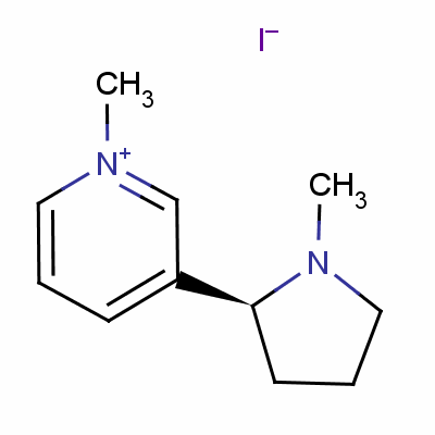 煙堿 N-甲碘化物結(jié)構(gòu)式_21446-46-8結(jié)構(gòu)式