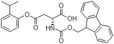 Fmoc-d-asp(opp)-oh結(jié)構(gòu)式_214852-39-8結(jié)構(gòu)式