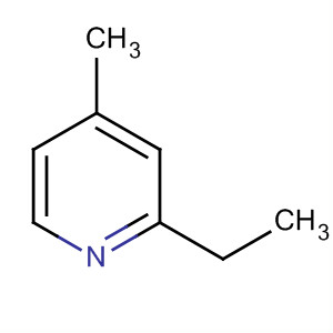 2-乙基-4-甲基吡啶結(jié)構(gòu)式_2150-18-7結(jié)構(gòu)式