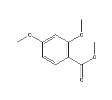 2,4-二甲氧基苯甲酸甲酯結(jié)構(gòu)式_2150-41-6結(jié)構(gòu)式