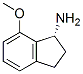 1H-inden-1-amine,2,3-dihydro-7-methoxy-,(1r)-(9ci) Structure,215362-48-4Structure