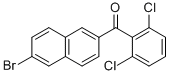 6-Bromo-2-(2,6-dichlorobenzoyl)naphthaleneStructure,216144-77-3Structure 6-Bromo-2-(2,6-dichlorobenzoyl)naphthalene Structure,216144-77-3Structure