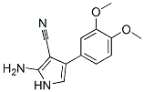 2-Amino-4-(3,4-dimethoxyphenyl)-1H-pyrrole-3-carbonitrileStructure,217954-75-1Structure 2-Amino-4-(3,4-dimethoxyphenyl)-1H-pyrrole-3-carbonitrile Structure,217954-75-1Structure