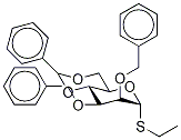 Ethyl 2,3-di-o-benzyl-4,6-o-benzylidene-1-deoxy-1-thio-alpha-d-mannopyranosideStructure,218937-71-4Structure Ethyl 2,3-di-o-benzyl-4,6-o-benzylidene-1-deoxy-1-thio-alpha-d-mannopyranoside Structure,218937-71-4Structure