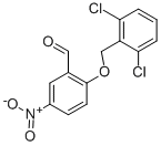 2-[(2,6-Dichlorobenzyl)oxy]-5-nitrobenzaldehyde Structure,219539-46-5Structure