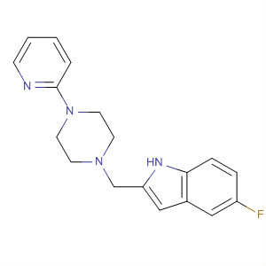 5-氟-2-{[4-(2-吡啶)-1-哌嗪]甲基}-1H-吲哚結(jié)構(gòu)式_220941-93-5結(jié)構(gòu)式