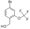 (4-Bromo-2-(trifluoromethoxy)phenyl)methanol Structure,220996-81-6Structure