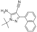 5-Amino-3-(1-naphthyl)-4-cyano-1-tert-butylpyrazoleStructure,221243-34-1Structure 5-Amino-3-(1-naphthyl)-4-cyano-1-tert-butylpyrazole Structure,221243-34-1Structure