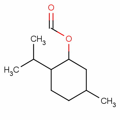 Menthyl formateStructure,2230-90-2Structure Menthyl formate Structure,2230-90-2Structure