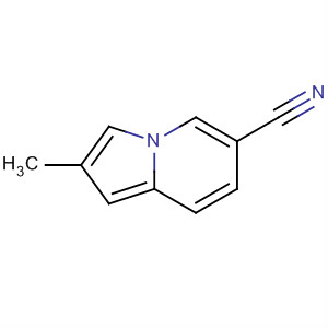 2-甲基-吲哚嗪-6-甲腈結構式_22320-36-1結構式
