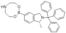 2,3-Dihydro-(1r)-methyl-5-(tetrahydro-4h-1,3,6,2-dioxazaborocin-2-yl)-2-(triphenylmethyl)-1h-isoindoleStructure,223595-20-8Structure 2,3-Dihydro-(1r)-methyl-5-(tetrahydro-4h-1,3,6,2-dioxazaborocin-2-yl)-2-(triphenylmethyl)-1h-isoindole Structure,223595-20-8Structure