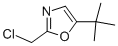 2-(Chloromethyl)-5-(1,1-dimethylethyl)oxazoleStructure,224441-73-0Structure 2-(Chloromethyl)-5-(1,1-dimethylethyl)oxazole Structure,224441-73-0Structure