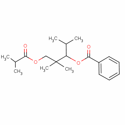 [2,2,4-Trimethyl-1-(2-methylpropanoyloxy)pentan-3-yl] benzoate Structure,22527-63-5Structure