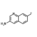 7-氟喹啉-3-胺結(jié)構(gòu)式_225366-89-2結(jié)構(gòu)式