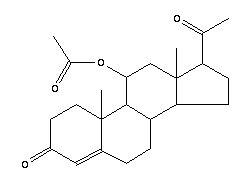 11Alpha-hydroxyprogesterone acetateStructure,2268-98-6Structure 11Alpha-hydroxyprogesterone acetate Structure,2268-98-6Structure