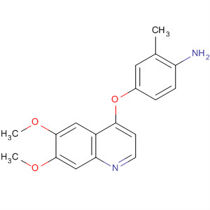 4-((6,7-Dimethoxyquinolin-4-yl)oxy)-2-methylanilineStructure,228559-82-8Structure 4-((6,7-Dimethoxyquinolin-4-yl)oxy)-2-methylaniline Structure,228559-82-8Structure