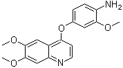 4-((6,7-Dimethoxyquinolin-4-yl)oxy)-2-methoxyanilineStructure,228559-85-1Structure 4-((6,7-Dimethoxyquinolin-4-yl)oxy)-2-methoxyaniline Structure,228559-85-1Structure