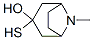 8-Azabicyclo[3.2.1]octane-3-thiol, 8-methyl-, (3-endo)- Structure,228573-90-8Structure