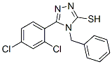 4-Benzyl-5-(2,4-dichlorophenyl)-4h-1,2,4-triazole-3-thiolStructure,23282-91-9Structure 4-Benzyl-5-(2,4-dichlorophenyl)-4h-1,2,4-triazole-3-thiol Structure,23282-91-9Structure