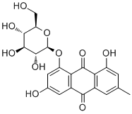1,6-Dihydroxy-3-methyl-8-(β-d-glucopyranosyloxy)-9,10-anthraquinone Structure,23313-21-5Structure