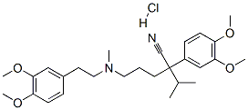 5-((3,4-Dimethoxyphenethyl)(methyl)amino)-2-(3,4-dimethoxyphenyl)-2-isopropylpentanenitrile Structure,23313-68-0Structure