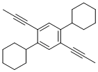1,4-Dicyclohexyl-2,5-di-1-propynylbenzeneStructure,236407-27-5Structure 1,4-Dicyclohexyl-2,5-di-1-propynylbenzene Structure,236407-27-5Structure