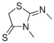 4-Thiazolidinethione, 3-methyl-2-(methylimino)-Structure,23889-27-2Structure 4-Thiazolidinethione, 3-methyl-2-(methylimino)- Structure,23889-27-2Structure