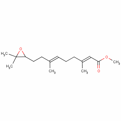 (2E,6e)-9-(3,3-dimethyl-2-oxiranyl)-3,7-dimethyl-2,6-nonadienoic acid methyl esterStructure,24198-95-6Structure (2E,6e)-9-(3,3-dimethyl-2-oxiranyl)-3,7-dimethyl-2,6-nonadienoic acid methyl ester Structure,24198-95-6Structure