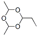 4,6-Dimethyl-2-ethyl-1,3,5-trioxaneStructure,24261-86-7Structure 4,6-Dimethyl-2-ethyl-1,3,5-trioxane Structure,24261-86-7Structure