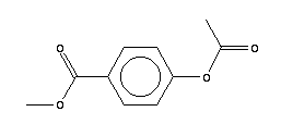 4-乙酰氧基苯甲酸甲酯結(jié)構(gòu)式_24262-66-6結(jié)構(gòu)式