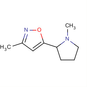 Isoxazole, 3-methyl-5-(1-methyl-2-pyrrolidinyl)-(9ci)Structure,243119-20-2Structure Isoxazole, 3-methyl-5-(1-methyl-2-pyrrolidinyl)-(9ci) Structure,243119-20-2Structure