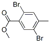 2,5-Dibromo-4-methylbenzoic acid methyl esterStructure,245549-92-2Structure 2,5-Dibromo-4-methylbenzoic acid methyl ester Structure,245549-92-2Structure