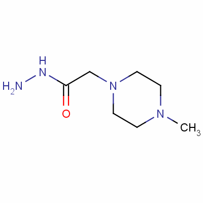 4-Methylpiperazine-1-acetohydrazideStructure,24632-44-8Structure 4-Methylpiperazine-1-acetohydrazide Structure,24632-44-8Structure