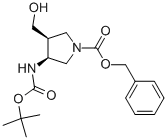 (3S,4s)-1-n-cbz-3-(n-boc-amino)-4-hydroxymethylpyrrolidineStructure,246510-69-0Structure (3S,4s)-1-n-cbz-3-(n-boc-amino)-4-hydroxymethylpyrrolidine Structure,246510-69-0Structure