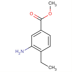 3-氨基-4-乙基苯甲酸甲酯結構式_24812-93-9結構式