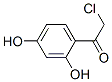2-Chloro-1-(2,4-dihydroxyphenyl)ethanone Structure,25015-92-3Structure