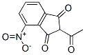 2-Acetyl-4-nitroindan-1,3-dioneStructure,25125-04-6Structure 2-Acetyl-4-nitroindan-1,3-dione Structure,25125-04-6Structure