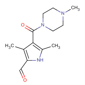 3,5-Dimethyl-4-(4-methylpiperazine-1-carbonyl)-1h-pyrrole-2-carbaldehydeStructure,251356-81-7Structure 3,5-Dimethyl-4-(4-methylpiperazine-1-carbonyl)-1h-pyrrole-2-carbaldehyde Structure,251356-81-7Structure