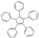 1,2,3,4,5-Pentaphenyl-1,3-cyclopentadiene Structure,2519-10-0Structure