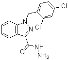 1-(2,4-Dichlorobenzyl)-1h-indazole-3-carbohydrazideStructure,252025-52-8Structure 1-(2,4-Dichlorobenzyl)-1h-indazole-3-carbohydrazide Structure,252025-52-8Structure