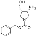 1-Pyrrolidinecarboxylic acid, 3-amino-4-(hydroxymethyl)-, phenylmethyl ester, (3S,4S)-Structure,252770-08-4Structure 1-Pyrrolidinecarboxylic acid, 3-amino-4-(hydroxymethyl)-, phenylmethyl ester, (3S,4S)- Structure,252770-08-4Structure