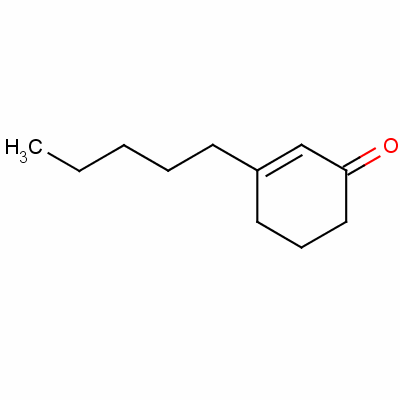 2-Cyclohexen-1-one, 2-pentyl-Structure,25435-63-6Structure 2-Cyclohexen-1-one, 2-pentyl- Structure,25435-63-6Structure