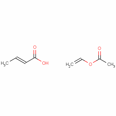 2-Butenoic acid, polymer with ethenyl acetateStructure,25609-89-6Structure 2-Butenoic acid, polymer with ethenyl acetate Structure,25609-89-6Structure