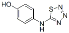 4-(1 2 3 4-Thiatriazol-5-ylamino)phenolStructure,256348-45-5Structure 4-(1 2 3 4-Thiatriazol-5-ylamino)phenol Structure,256348-45-5Structure