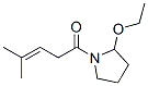Pyrrolidine, 2-ethoxy-1-(4-methyl-1-oxo-3-pentenyl)- (9ci)Structure,259213-88-2Structure Pyrrolidine, 2-ethoxy-1-(4-methyl-1-oxo-3-pentenyl)- (9ci) Structure,259213-88-2Structure